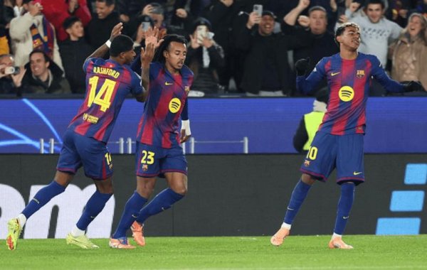 九游会 巴萨2-1逆转！孔德头球双响 创造欧冠历史 亚马尔+拉什福德送助攻